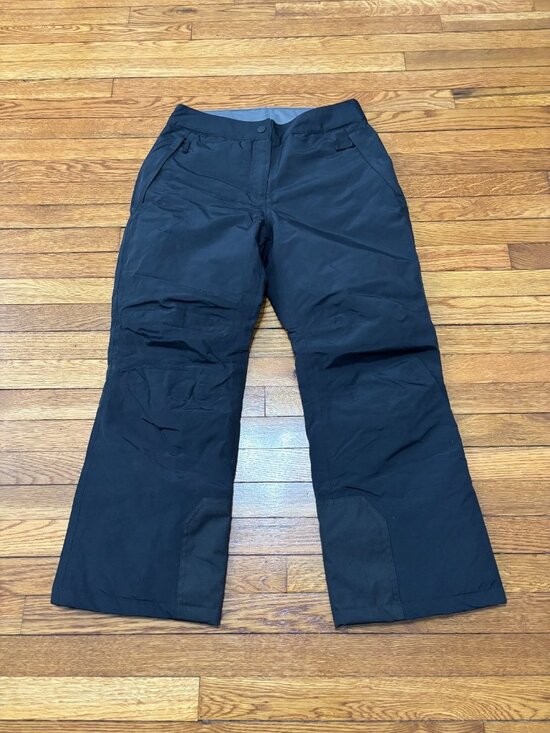 Lands' End Pants - Lands’ End Womens Snow Pants Size Medium Petite Black Insulated Snowboard Ski